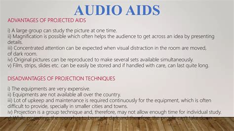 Role Of Audio Visual Aids And Computers In Oral Presentation Ppt