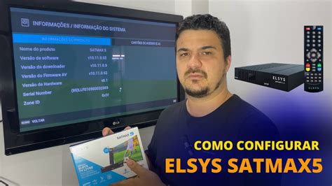 Elsys Satmax Como Configurar A Nova Parab Lica Banda Ku Youtube