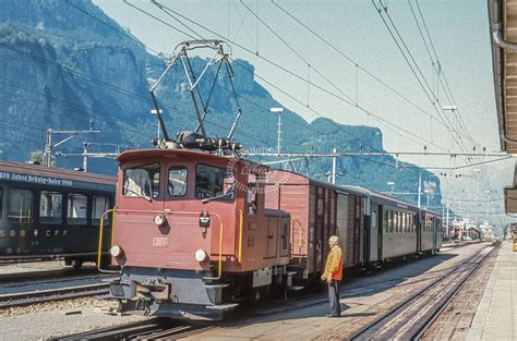 The Transport Library SBB HGe 4 4II 913 De 4 4 1951 Arriving At