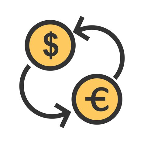 Currency Exchange Filled Line Icon 8631311 Vector Art at Vecteezy