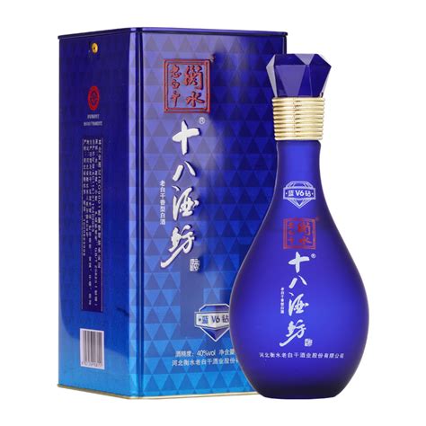 十八酒坊（40度480ml蓝钻v6酒） 衡水老白干官网 甲等金奖 大国品质 衡水老白干官网 甲等金奖 大国品质