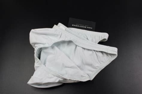 N N Bodywear Men Optic White Bluish Classic Cotton Bikini Underwear Size Xl Ebay
