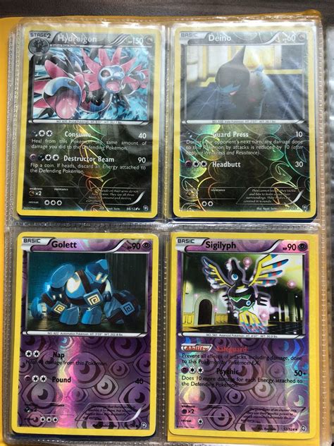 Pokemon TCG Black White Era Reverse Holos Holo Rares Hobbies Toys