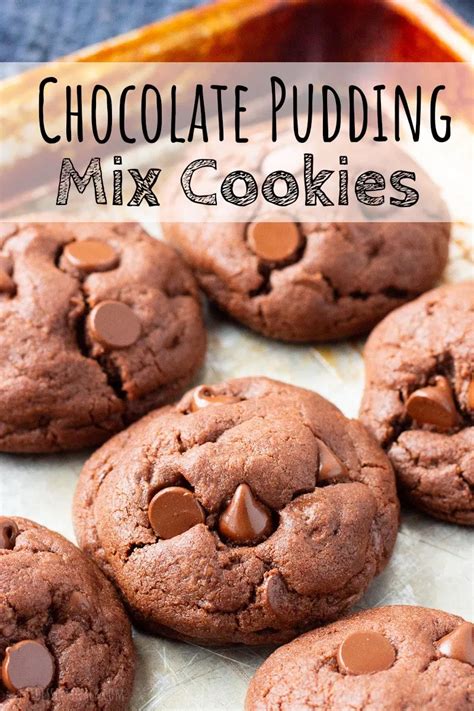 Decadent Chocolate Pudding Mix Cookies