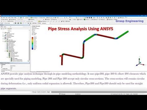 Pipe Stress Analysis Using Ansys Youtube