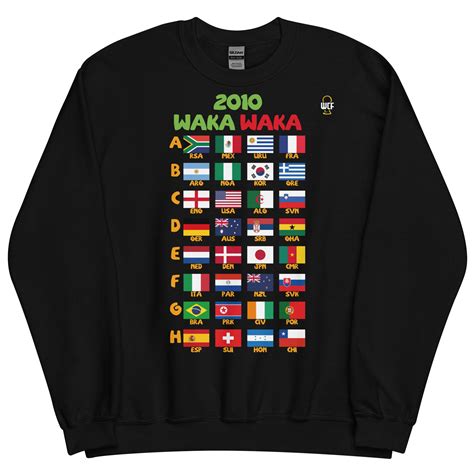 Fifa World Cup South Africa 2010 Sweatshirt Waka Waka World Cup Fever