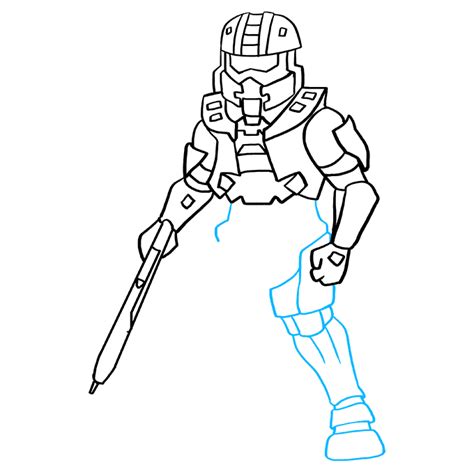 How To Draw Master Chief From Halo Really Easy Drawing Tutorial