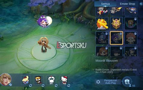 Cara Dapatkan Battle Emote Moonlit Blossom Mobile Legends Ml Esportsku