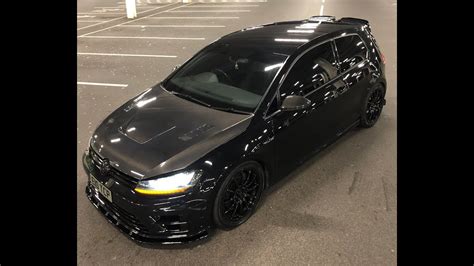 500 BHP MK7 GOLF R GETS CARBON BONNET WALK AROUND YouTube