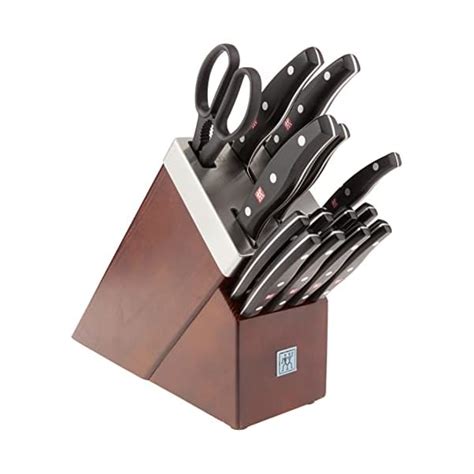 ZWILLING TWIN Signature 15-pc Self-Sharpening Knife Block Set – Brown - All Knife Sets