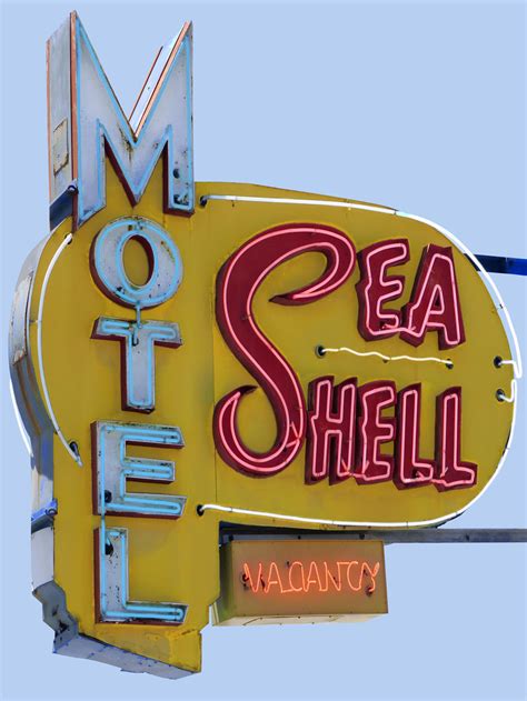 Sea Shell Motel Vintage Neon Sign