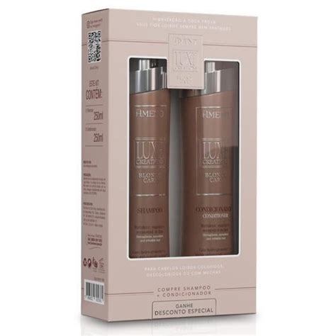 Amend Kit Luxe Creations Blonde Care Shampoo Condicionador Kit