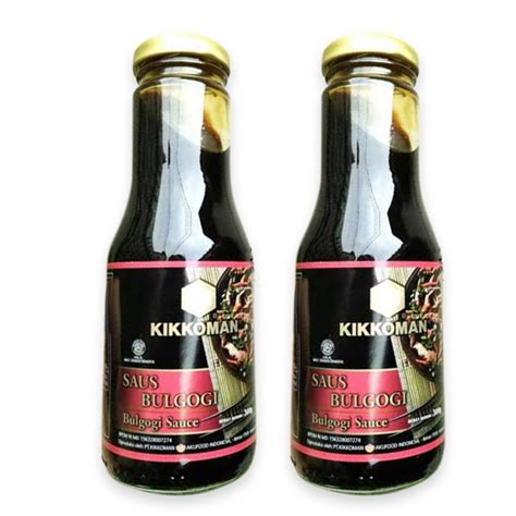 Jual KIKKOMAN SAUS BULGOGI 300 GR BULGOGI SAUCE HALAL Shopee Indonesia