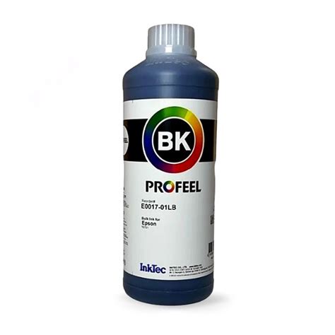 Tinta Inktec Profeel E0017 Preta Corante Para Epson 1L Comprar E Cia