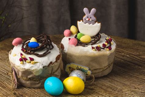 Hot Cross Buns And Easter Eggs Christmas Stock Photo Image Of Pastry Breakfast 175389864