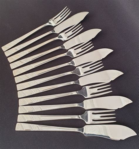 Viners Ltd Cutlery Fish Set For 6 12 Art Deco Catawiki