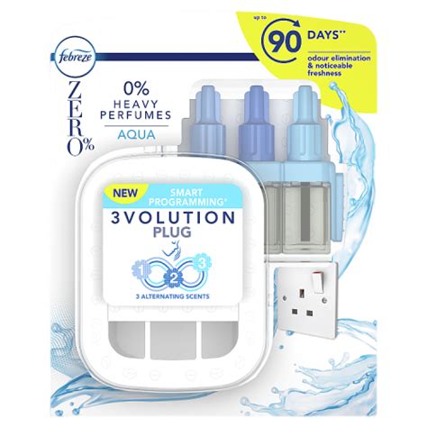 Febreze Zero Volution Aqua Air Freshener Plug In Starter Kit Ml