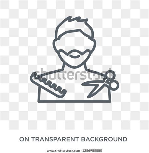 Hairdresser Icon Trendy Flat Vector Hairdresser Stock Vector Royalty Free 1256985880