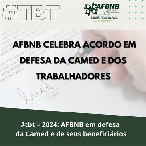 Tbt Afbnb Em Defesa Da Camed E De Seus Benefici Rios Afbnb