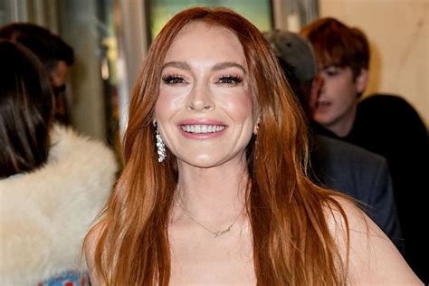 See The Sweet Way Lindsay Lohan Honored Son Luai At Irish Wish Premiere