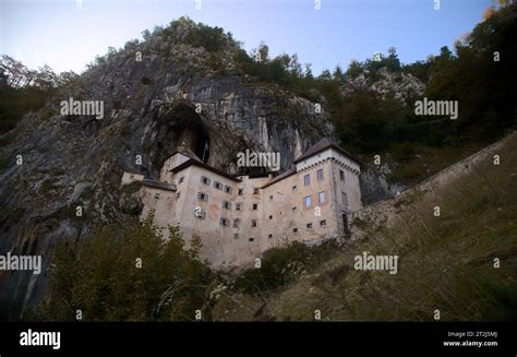 The Predjama Cave Castle In Slovenia Stock Photo Alamy