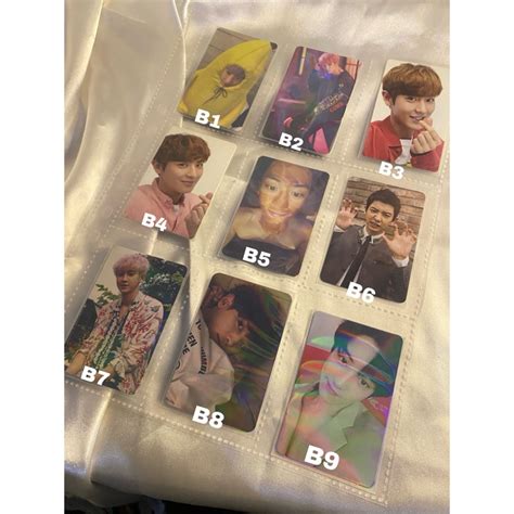 Jual COD PHOTOCARD PC BAEKHYUN CHANYEOL SEHUN KAI CHEN XIUMIN SUHO