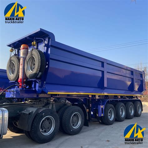 4 Axle U Shape Type Dump Tipper Tipping Semi Trailer China Trailer