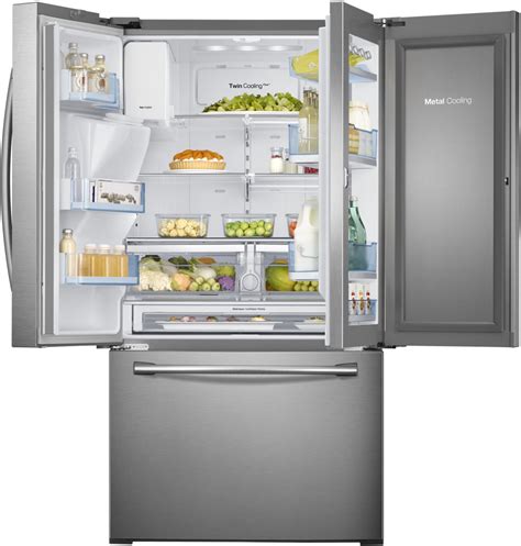 Samsung Rf30hdedtsr 36 Inch French Door Refrigerator With 302 Cu Ft