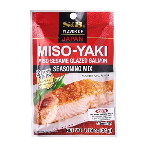 Sandb Miso Yaki Miso Sesame Glazed Salmon Seasoning Mix Ntuc Fairprice