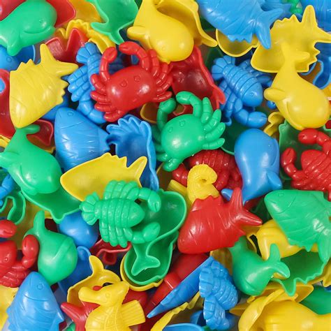 Plastic Sea Life Creatures 2 144 Pack
