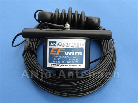 ANjo EFW40 10 4 Band Multiband Draht Antenne für 40 20 15 10 m