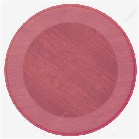 A Royal Round Table Top View Empty Table Top View Wooden Table Round