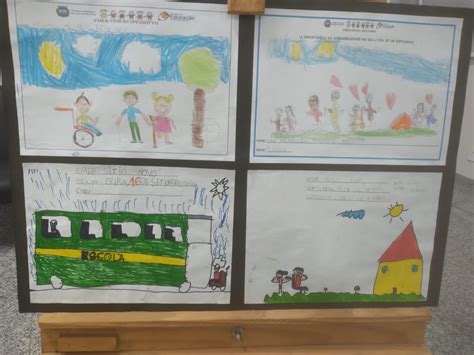 Exposi O Destaca Desenhos De Alunos Sobre A Import Ncia Da