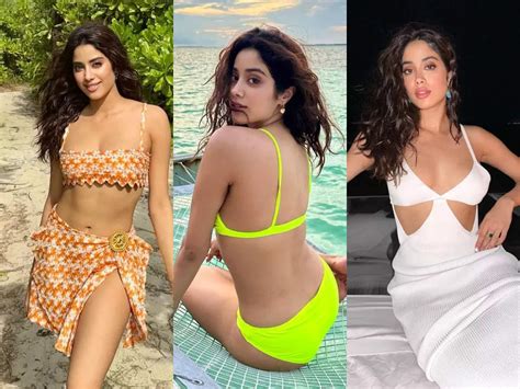 Janhvi Kapoor Looks Every Inch The Bombshell In Her Vacay Pictures