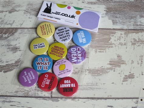 Add Lots Of Funny Slogan Badges To The Shop