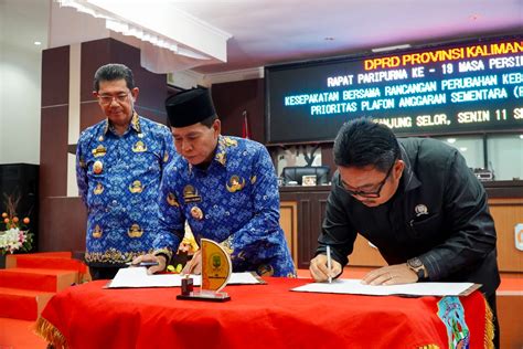 Pemprov Kaltara Dan DPRD Sepakati Perubahan KUA PPAS APBD 2023 Juwata Id