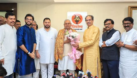 Shivsena शिवसेना Uddhav Balasaheb Thackeray On Twitter आज बिहारचे मुख्यमंत्री नितीश कुमार