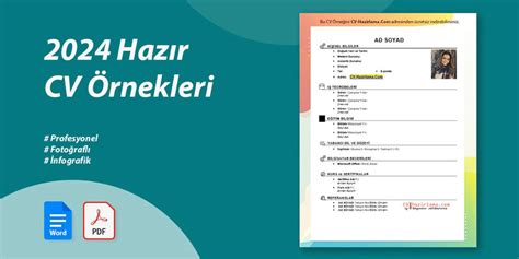 Cretsiz Bo Cv Rnekleri G Ncel Cv Haz Rlama