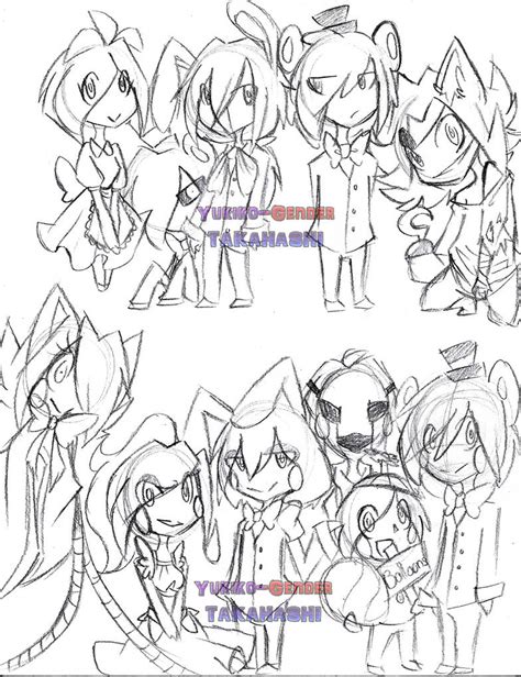 Fnaffnaf 1 Y 2 Boceto By Pakigecko On Deviantart