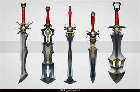 ArtStation - Hell greatsword design