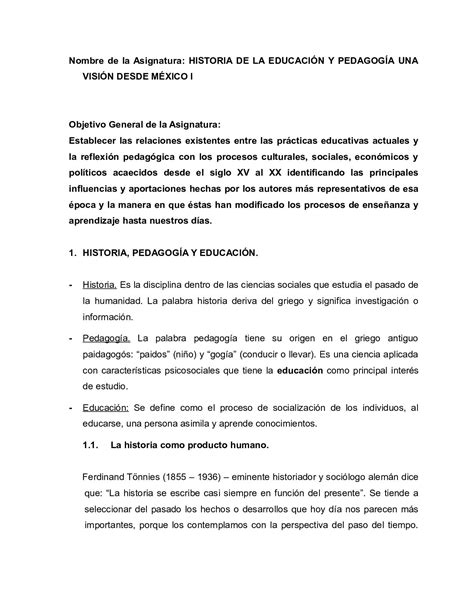 Calaméo Historia De La Educacion Y La Pedagogia Vision Desde Mexico I