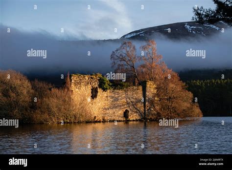 13th Century Castle Loch An Eilein Cairngorms National Park