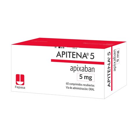 Apitena Apixaban 5 Mg Cont 30 Comprimidos Recubiertos Punto Farma