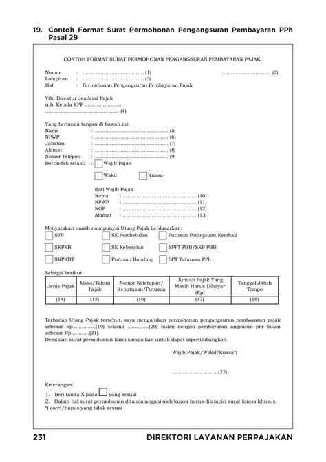 Detail Contoh Surat Permohonan Pbk Pajak Koleksi Nomer 23