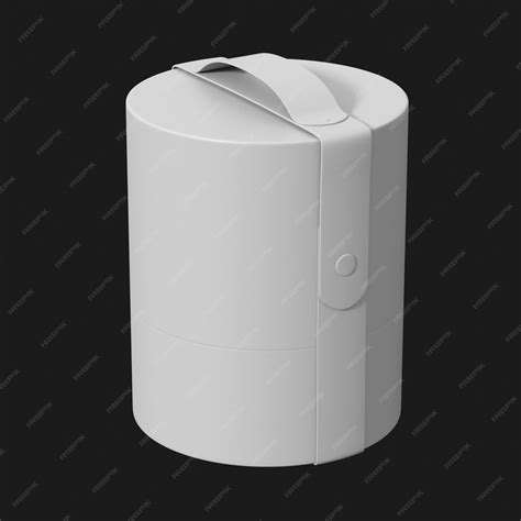 Download Cylindrical Box 002 3d Models For Free Freepik