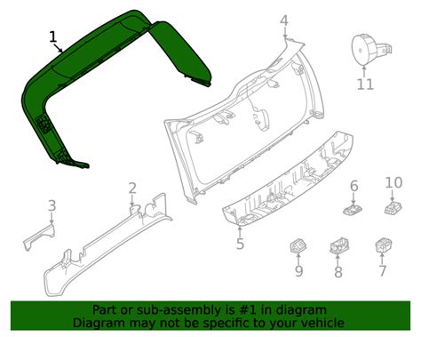 2020 2024 Mercedes Benz Upper Trim 167 740 65 00 9051 MB Dealer Parts