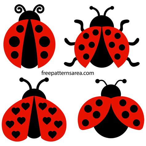 Ladybug Outline Clip Art