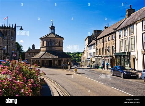 barnard castle durham town centre  res stock photography  images alamy