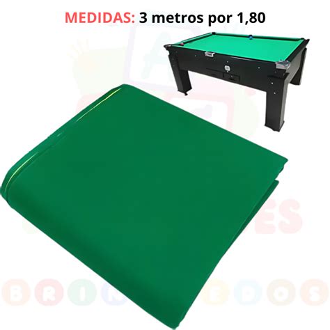 Pano Tecido Pra Mesa Bilhar Sinuca Snooker Campo E Tabela 3m Por 1 85