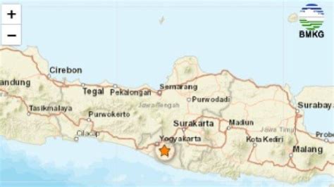 Gempa Terkini Sore Ini Di Yogyakarta Kamis Oktober Guncangan